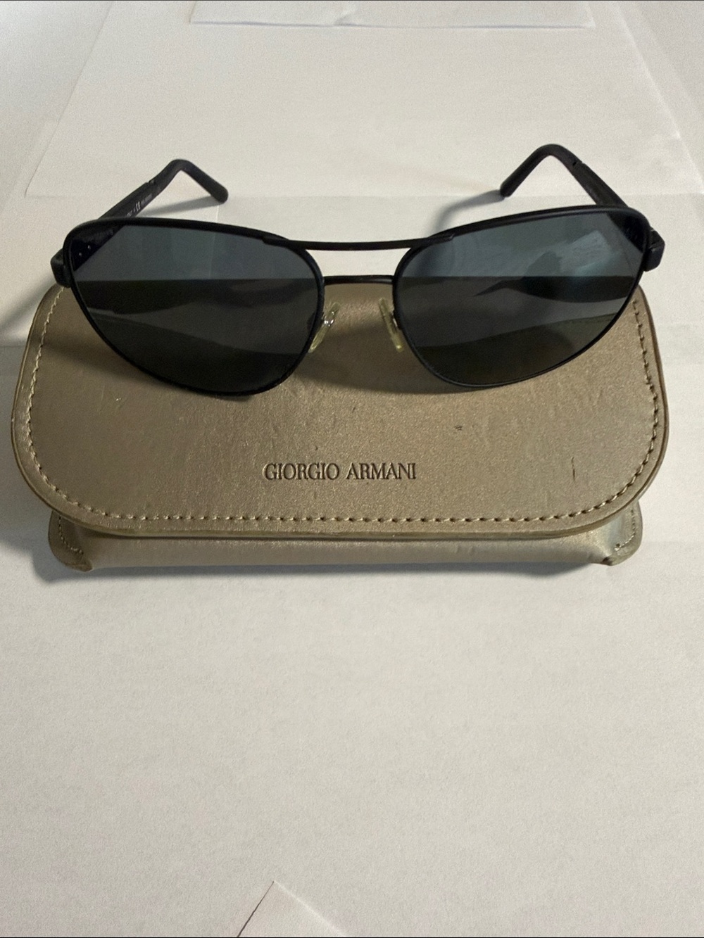 Giorgio Armani Aviator Sunglasses with Case